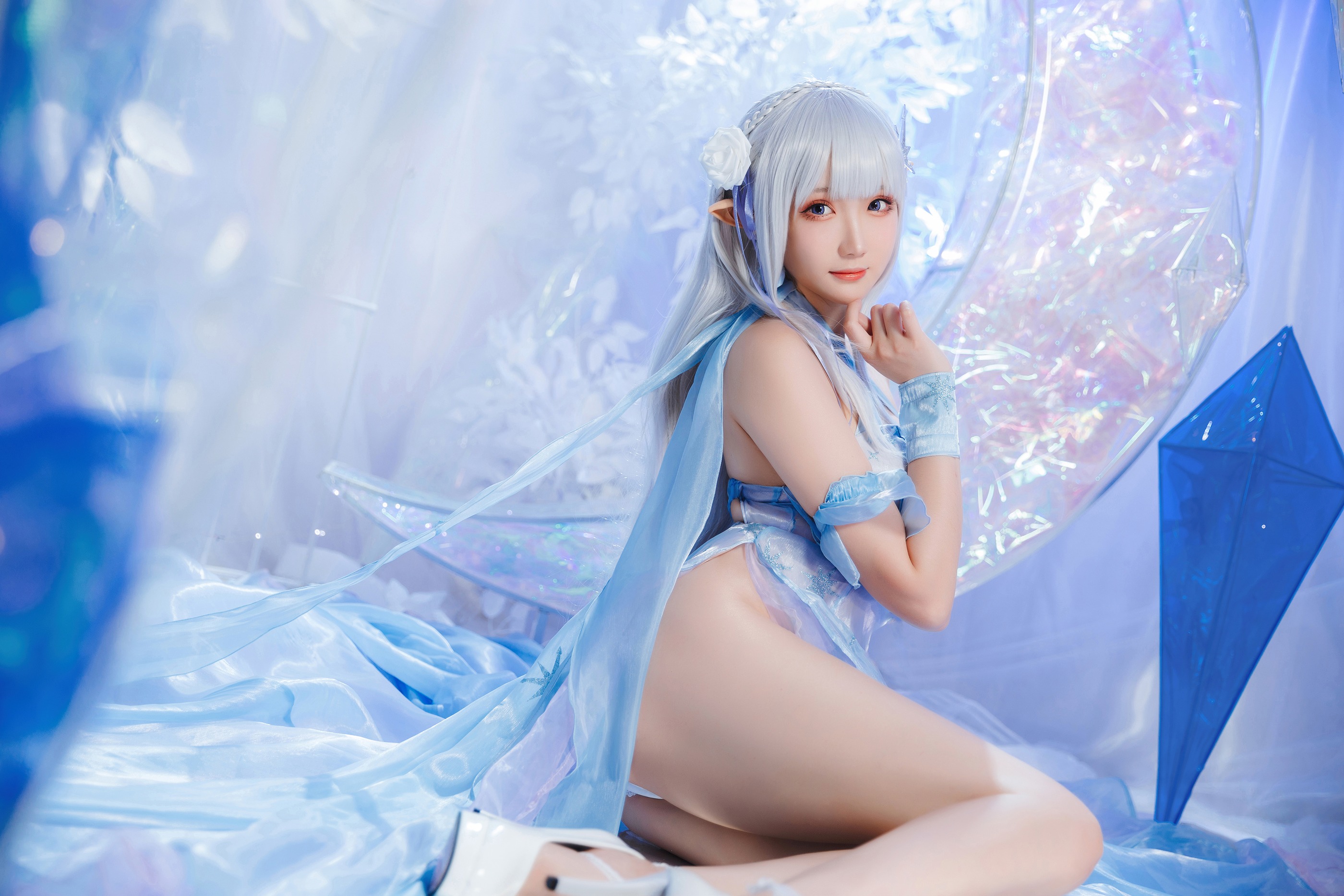 图片[1]-瓜希酱 – NO.049 爱蜜莉雅 水晶礼服 [28P]-XikXak